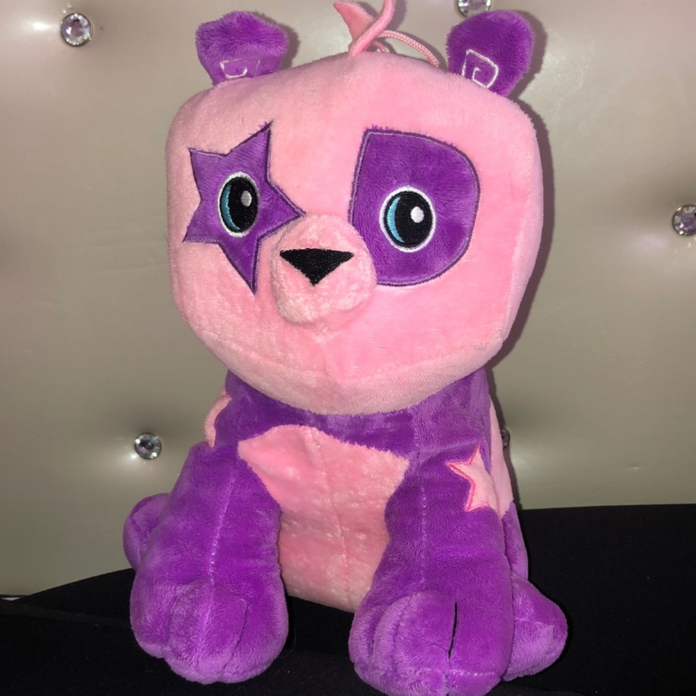 Cute purple panda